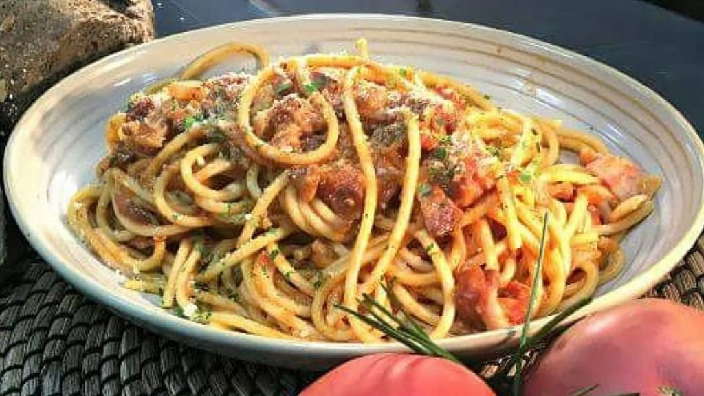 Spaghetti amatriciana