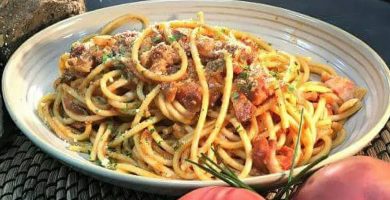 Spaghetti amatriciana